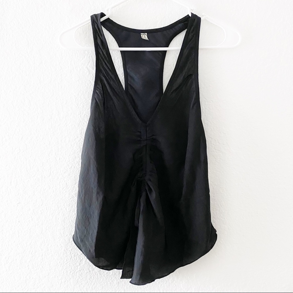 (NWT) Free People Intimately | Satin Ruched Tank